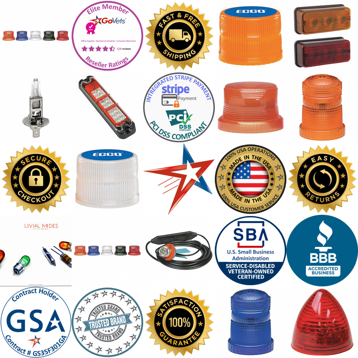 A selection of Automotive Lamps and Bulbs products on GoVets