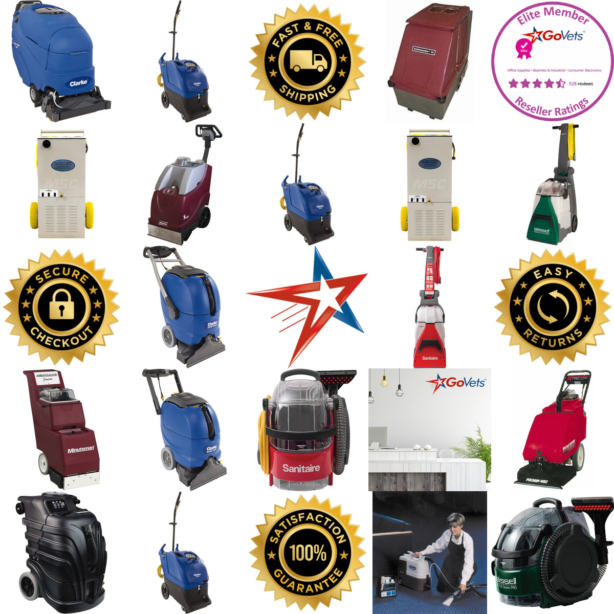 A selection of Carpet Cleaning Machines and Extractors products on GoVets
