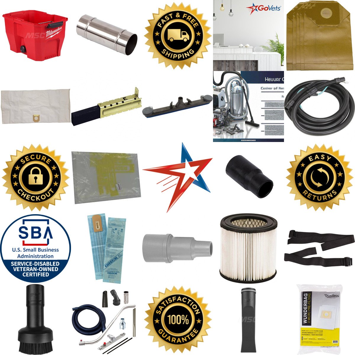 A selection of Vacuum Cleaner Attachments and Accessories products on GoVets