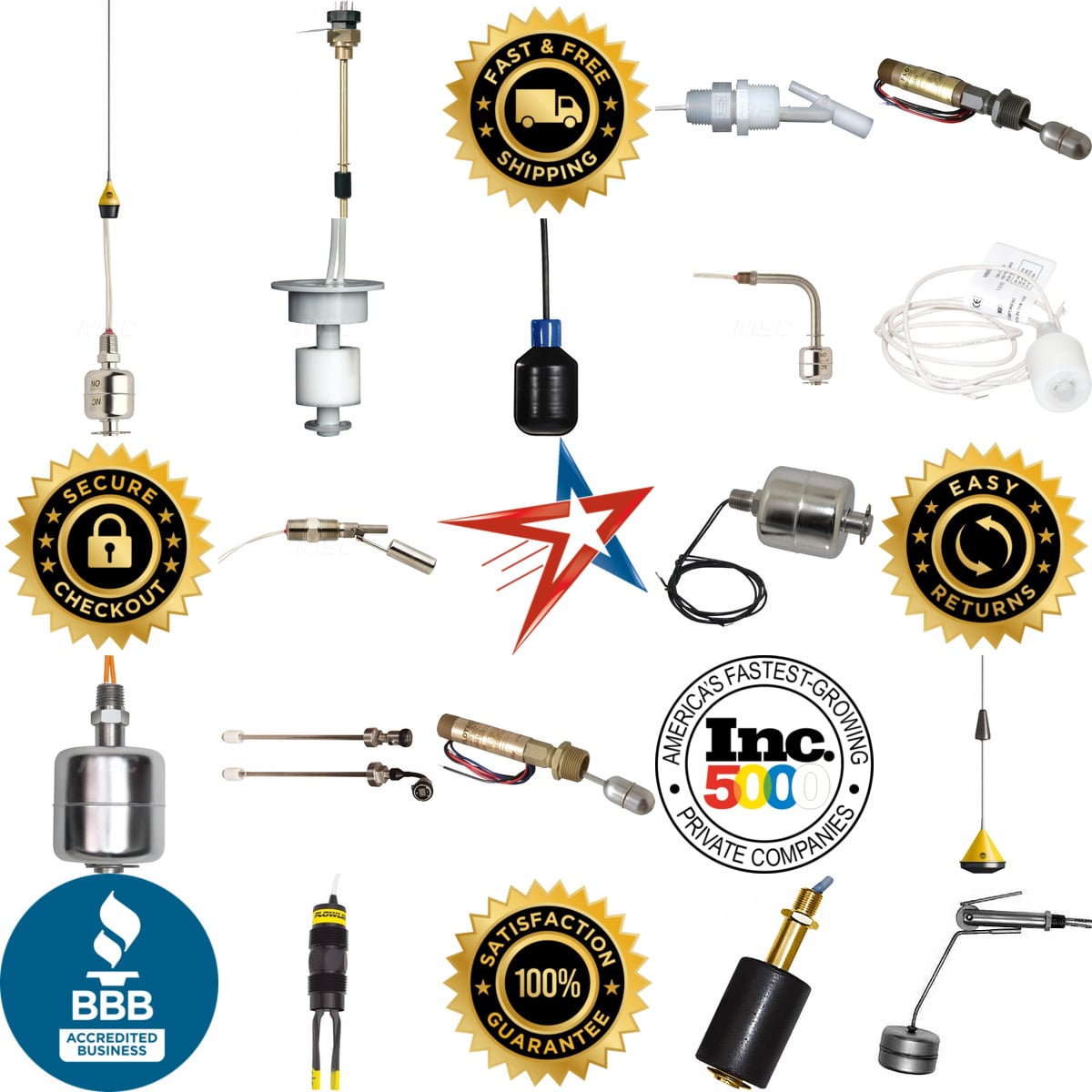 Millions of Products A selection of Liquid Level Switches and Kits products on GoVets
