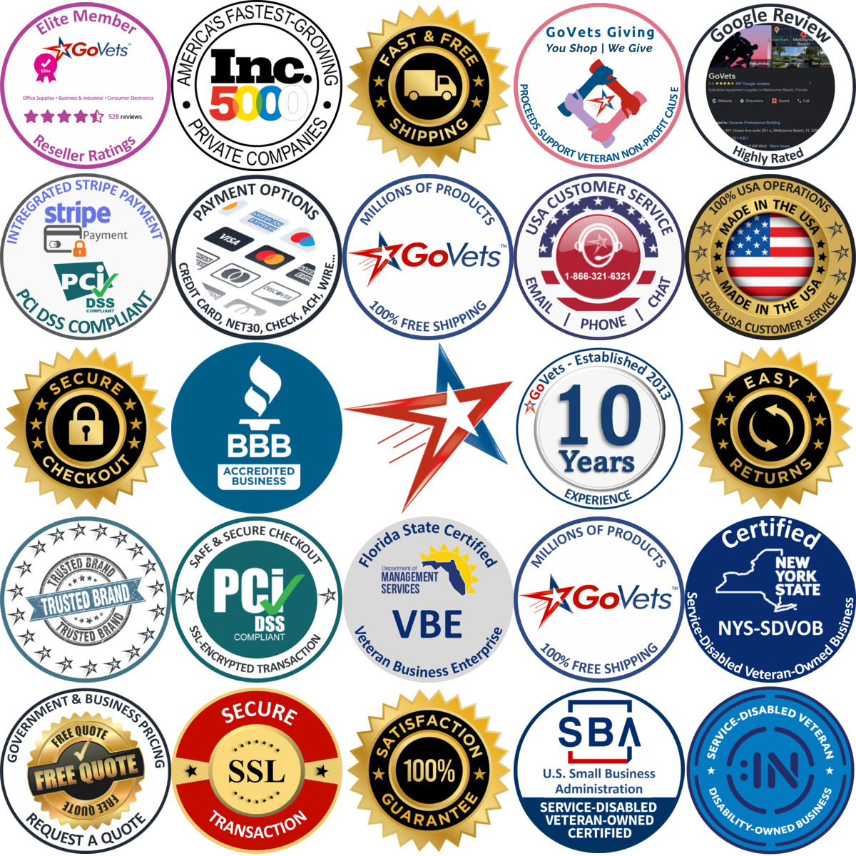 A selection of Filters and Parts products on GoVets