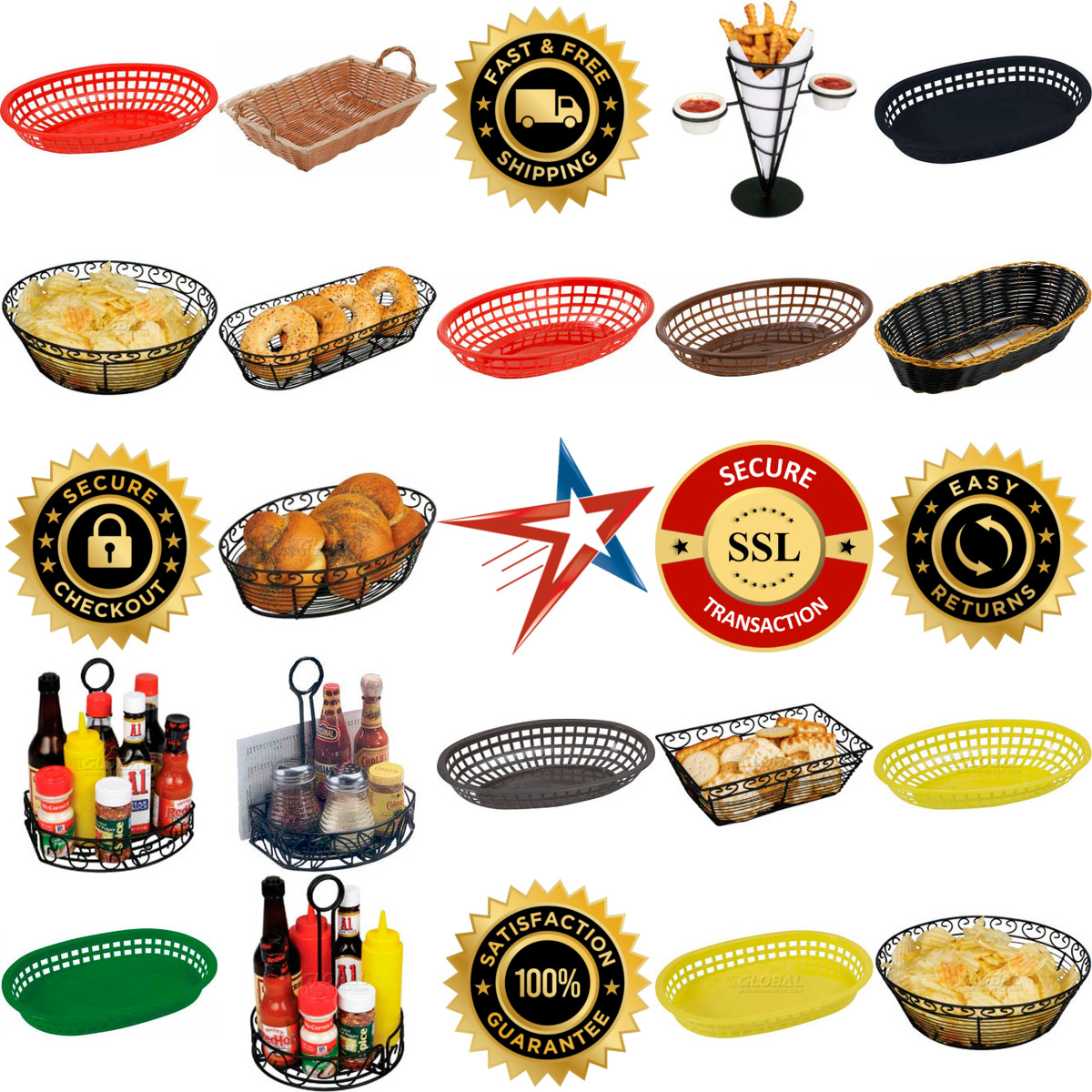 A selection of Food Baskets products on GoVets