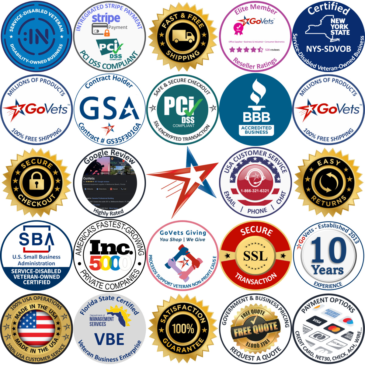 Millions of Products A selection of Sign Holders products on GoVets