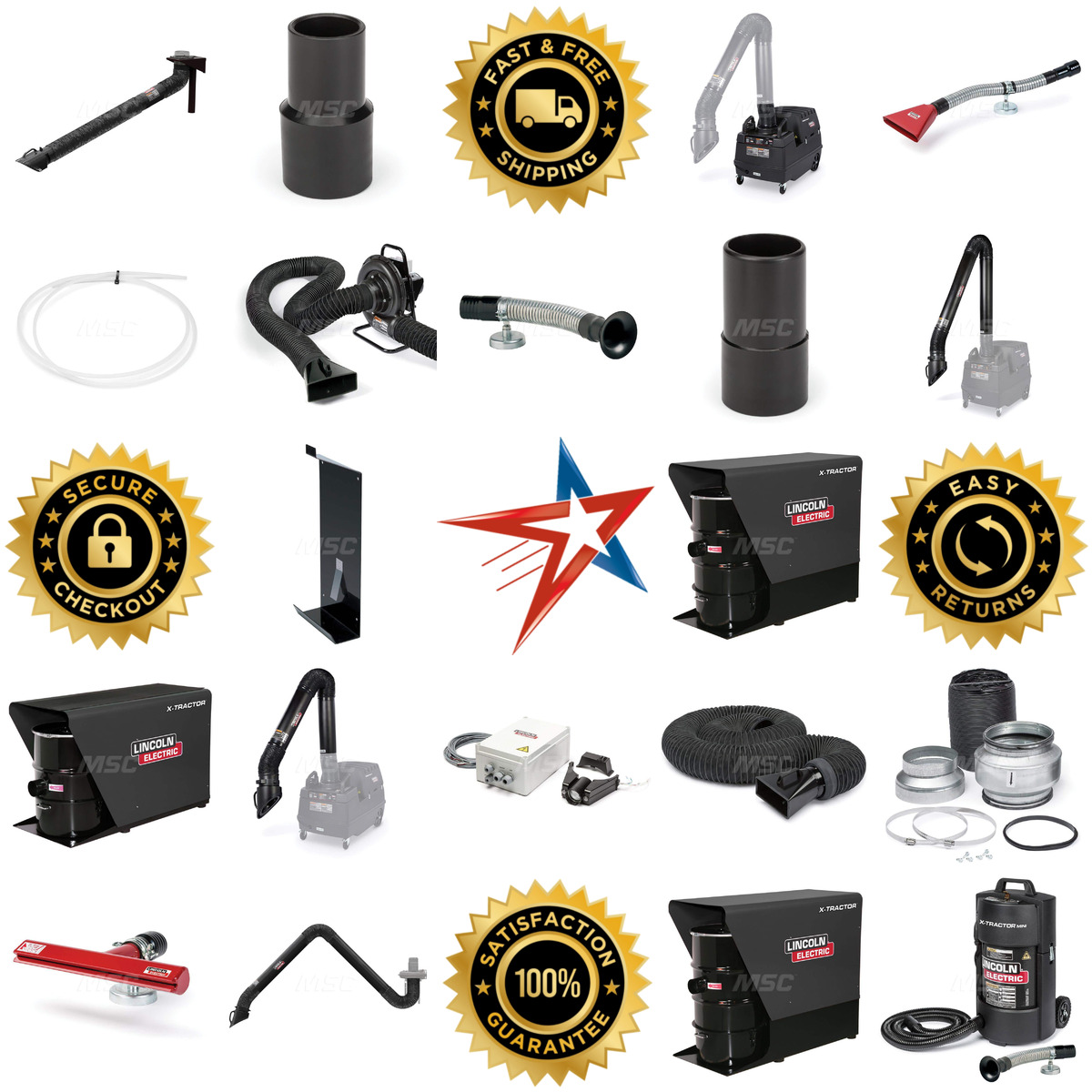 A selection of Lincoln Electric products on GoVets
