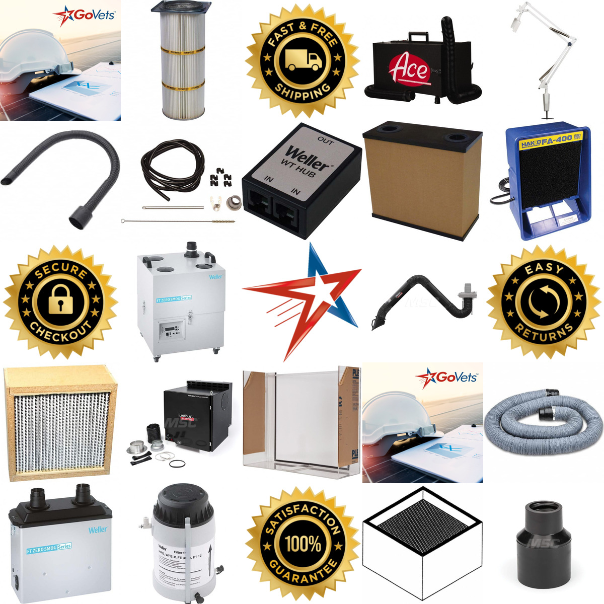 A selection of Fume Exhausters and Air Cleaners products on GoVets