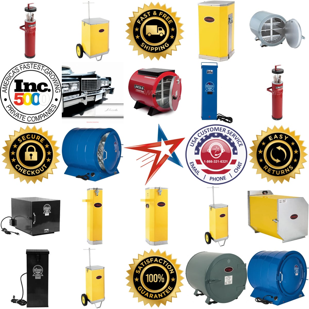 Millions of Products A selection of Furnaces and Welding Rod Ovens products on GoVets