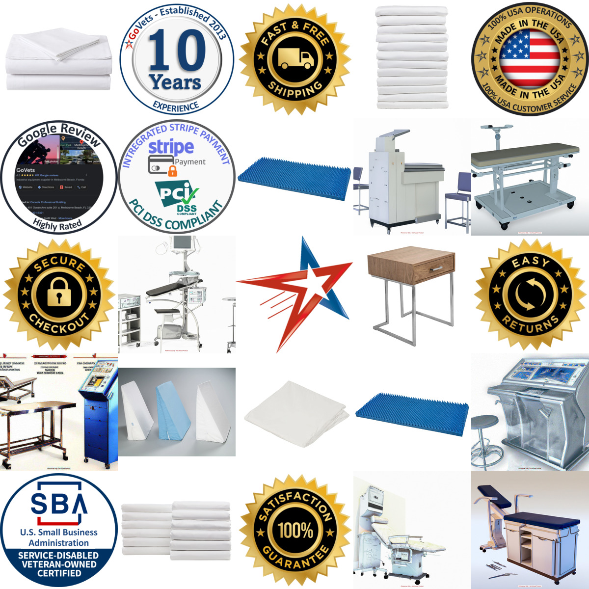 Millions of Products A selection of Bedroom products on GoVets