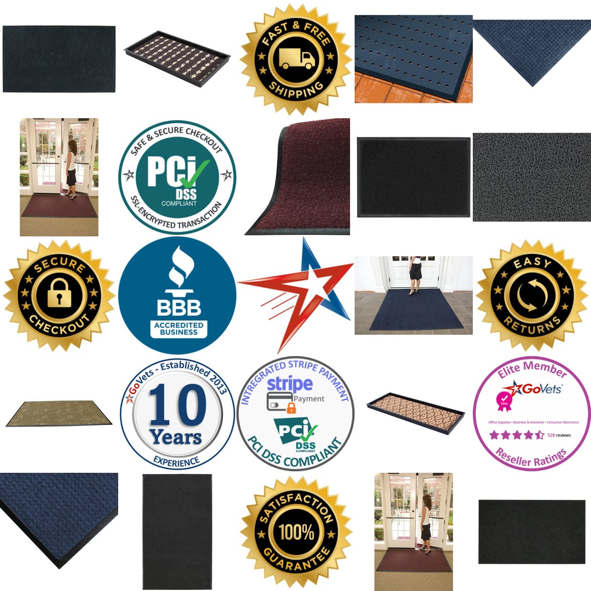 Millions of Products A selection of Floor Mats products on GoVets