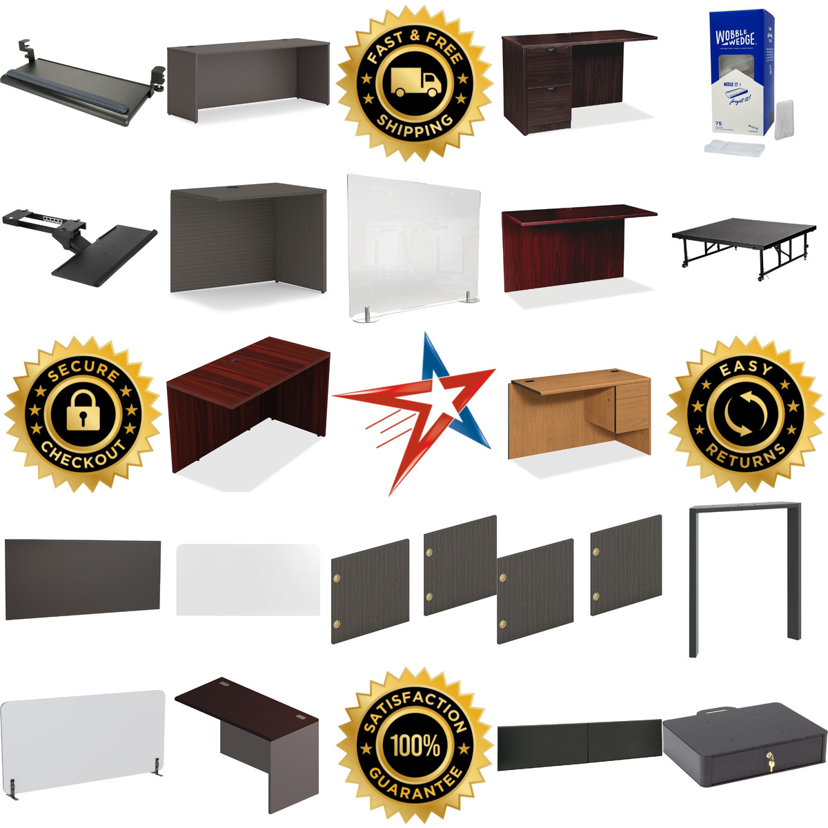 A selection of Desk Components products on GoVets