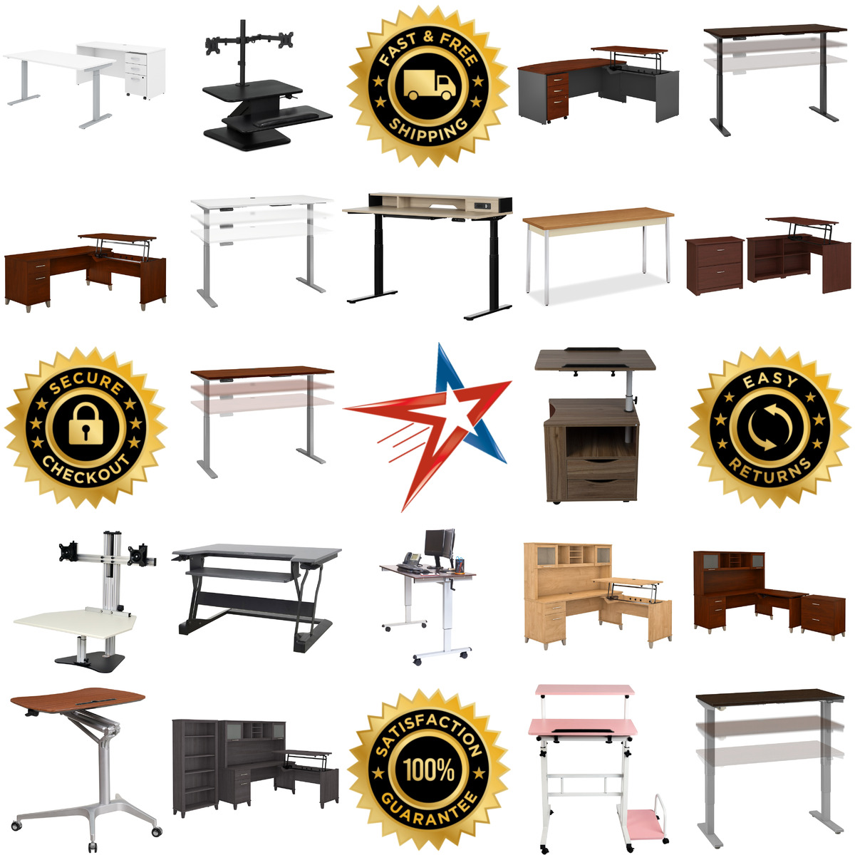 Millions of Products A selection of Standing Desks products on GoVets