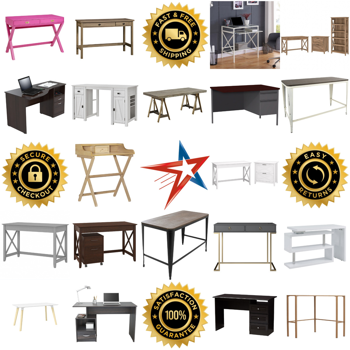 Millions of Products A selection of Writing Desks products on GoVets