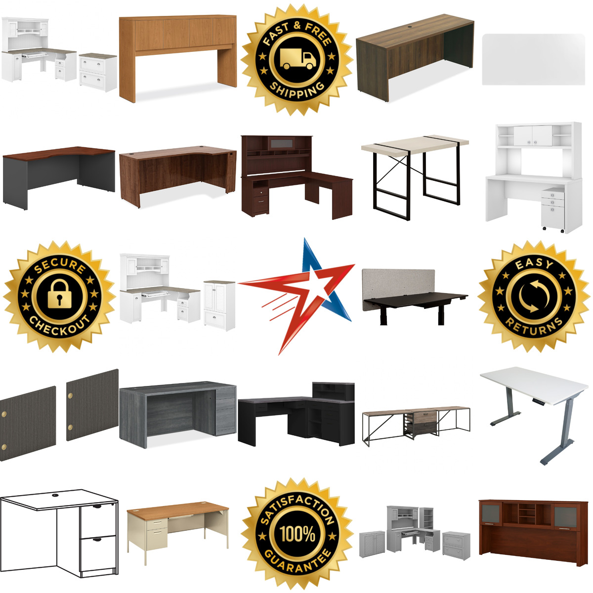 Millions of Products A selection of Desks products on GoVets