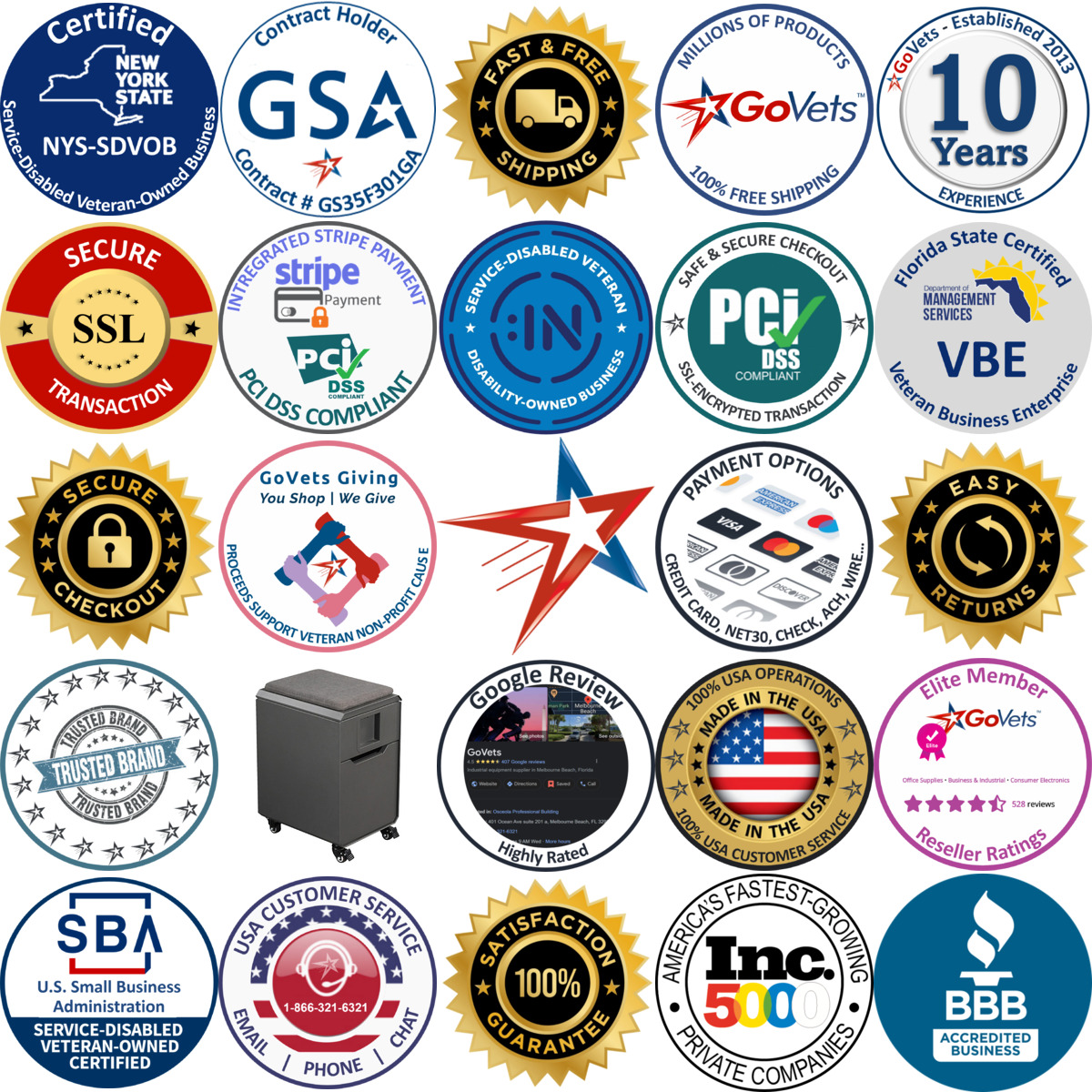 Millions of Products A selection of Varidesk products on GoVets