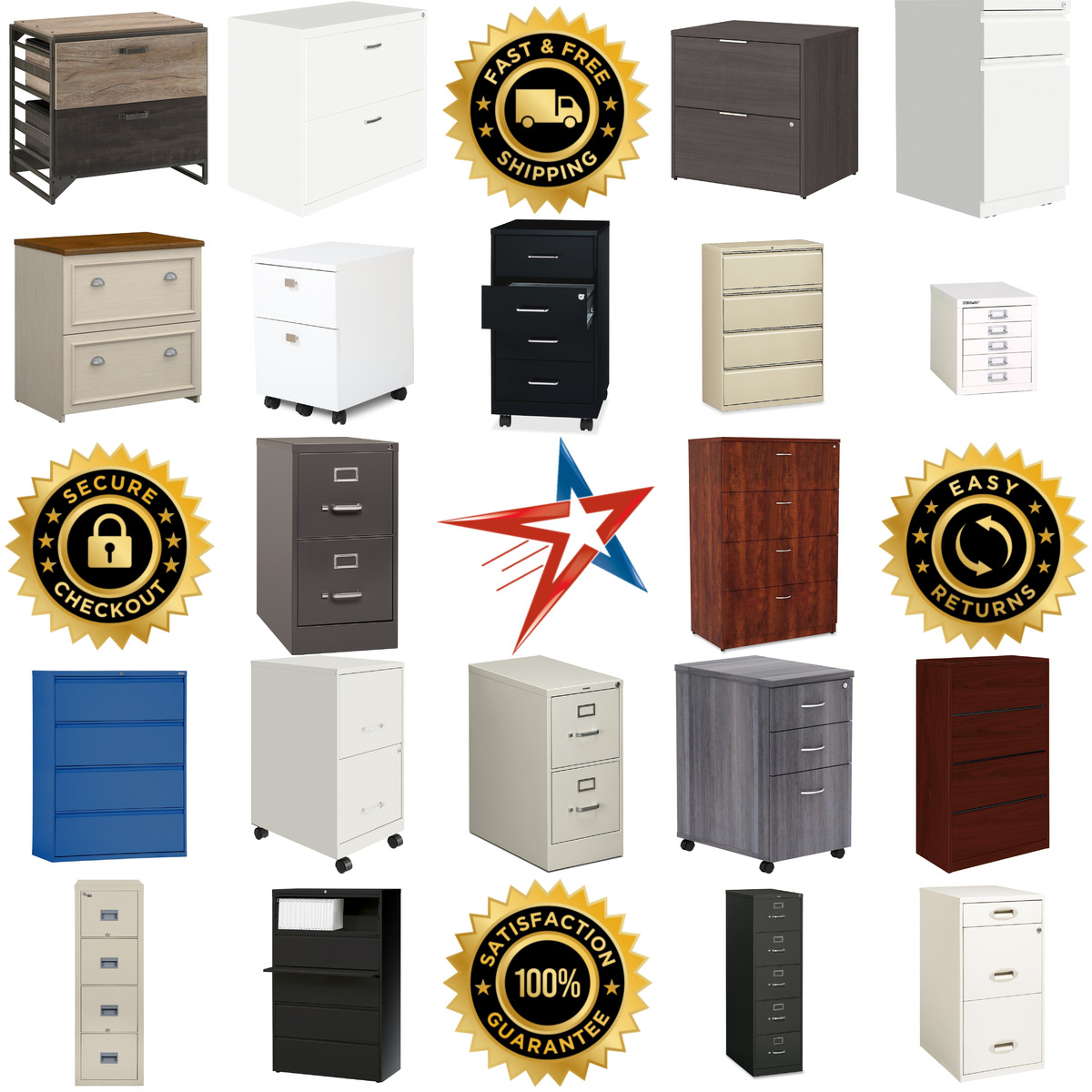 Millions of Products A selection of File Cabinets products on GoVets