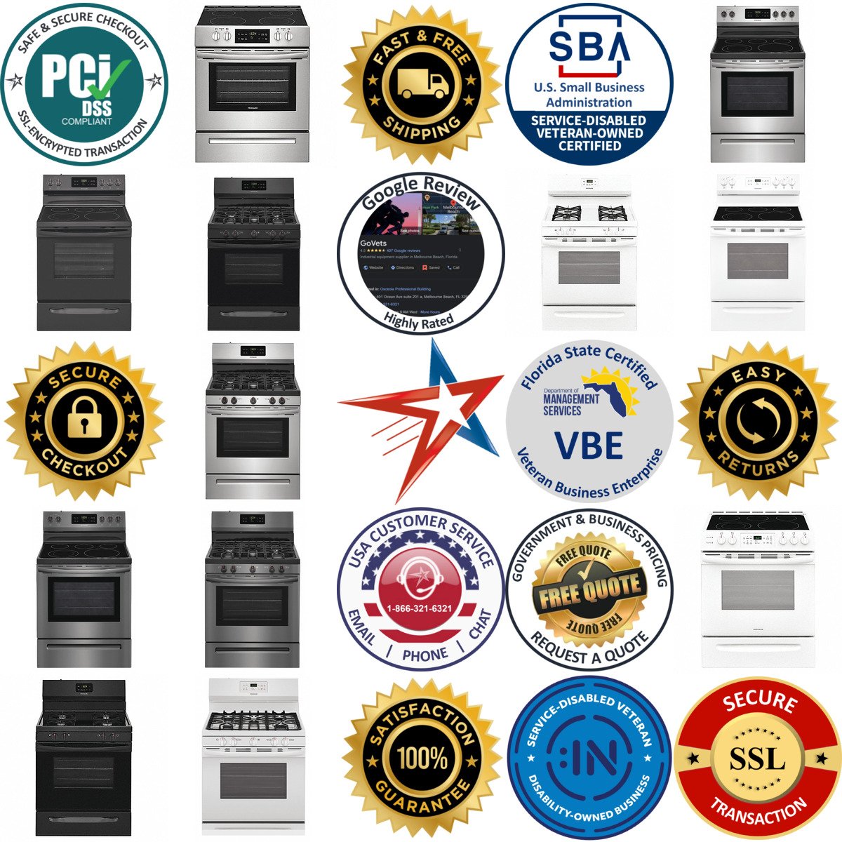 A selection of Oven Ranges products on GoVets