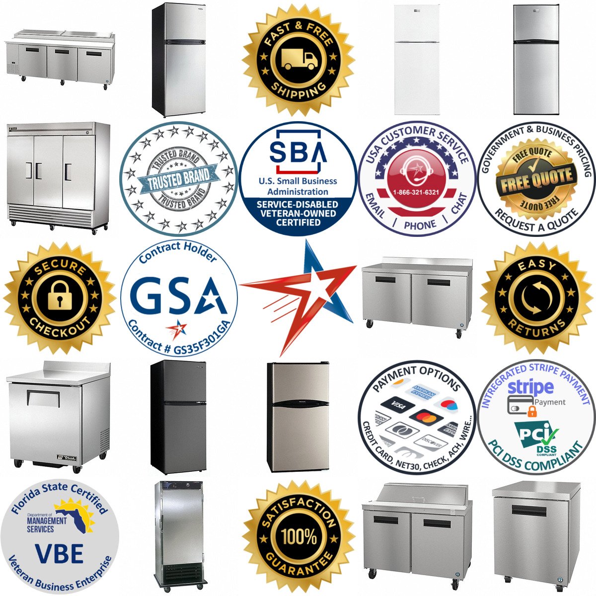 A selection of Refrigerators products on GoVets
