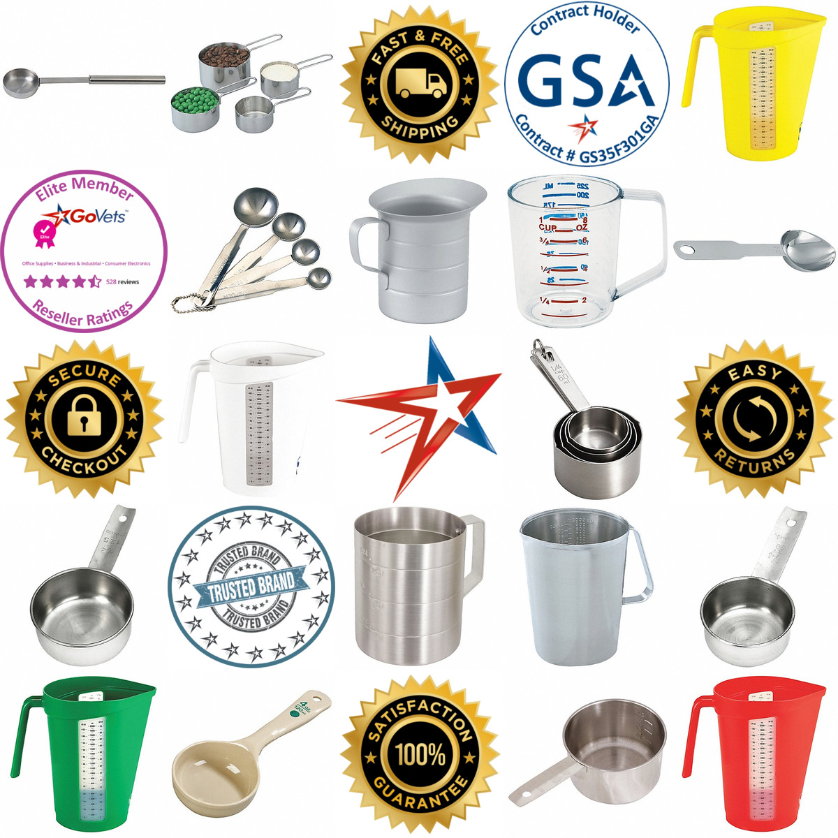 A selection of Measuring Cups and Spoons products on GoVets
