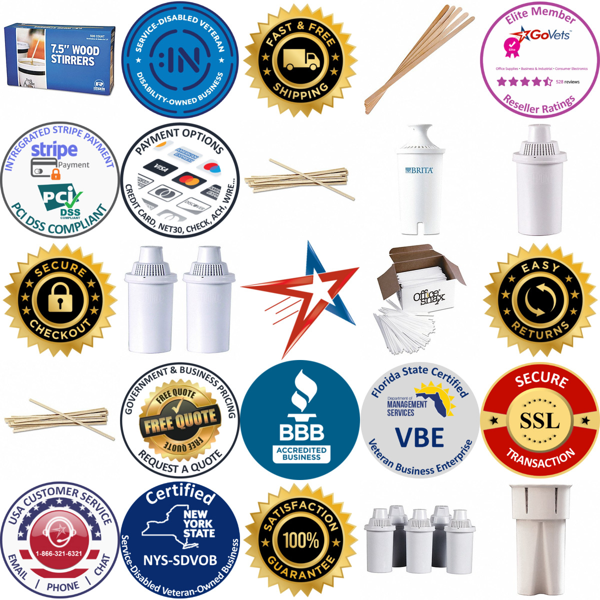 A selection of Beverage Accessories products on GoVets