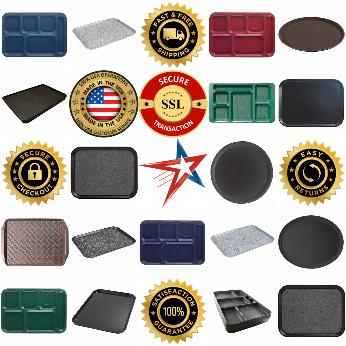 A selection of Food Service Trays products on GoVets