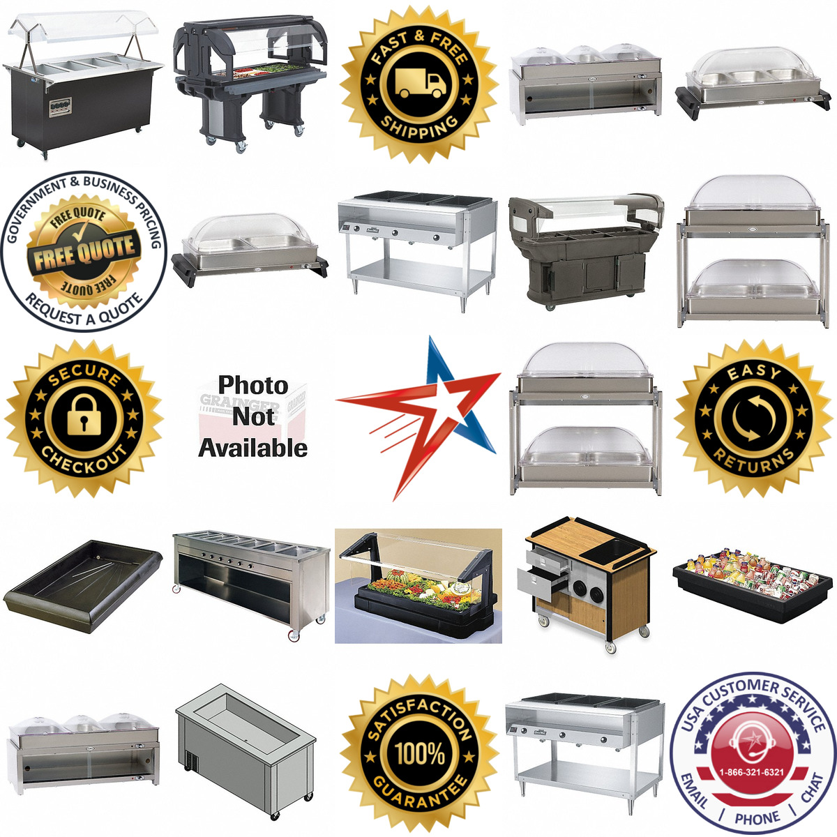 A selection of Food Stations products on GoVets