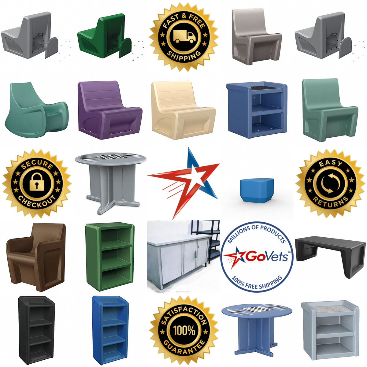 A selection of Correctional Facility Furniture products on GoVets