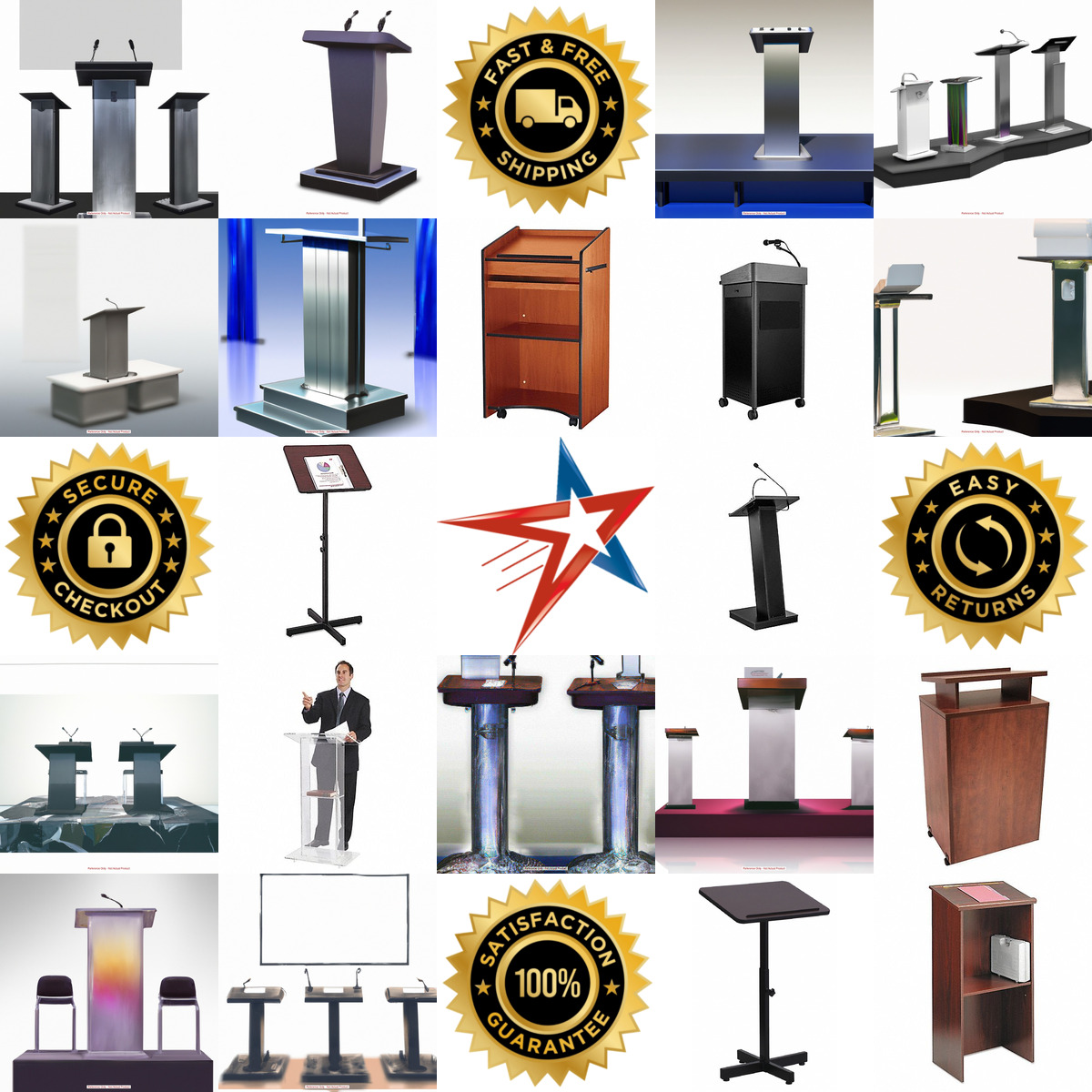 A selection of Lecterns and Podiums products on GoVets