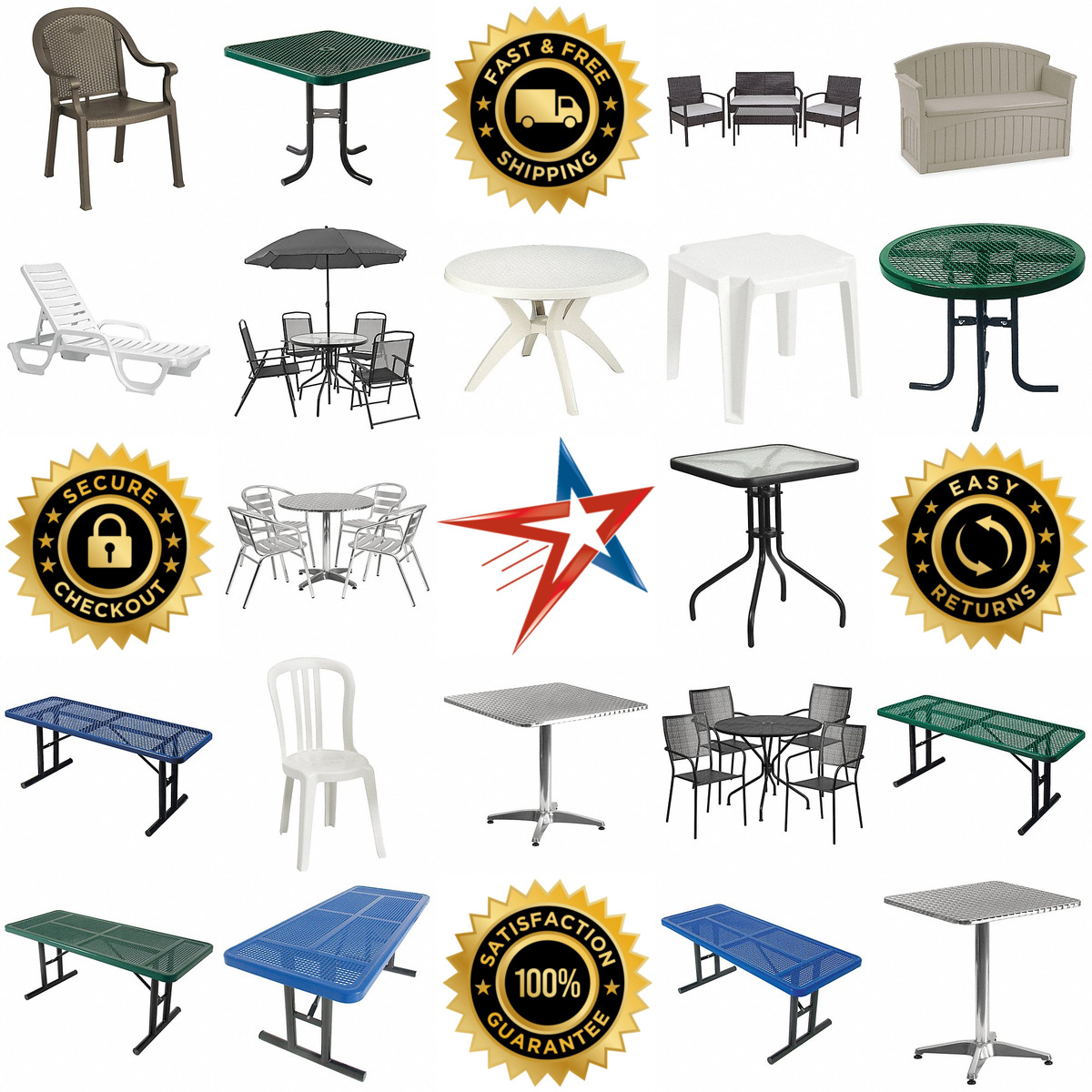 A selection of Patio Furniture products on GoVets