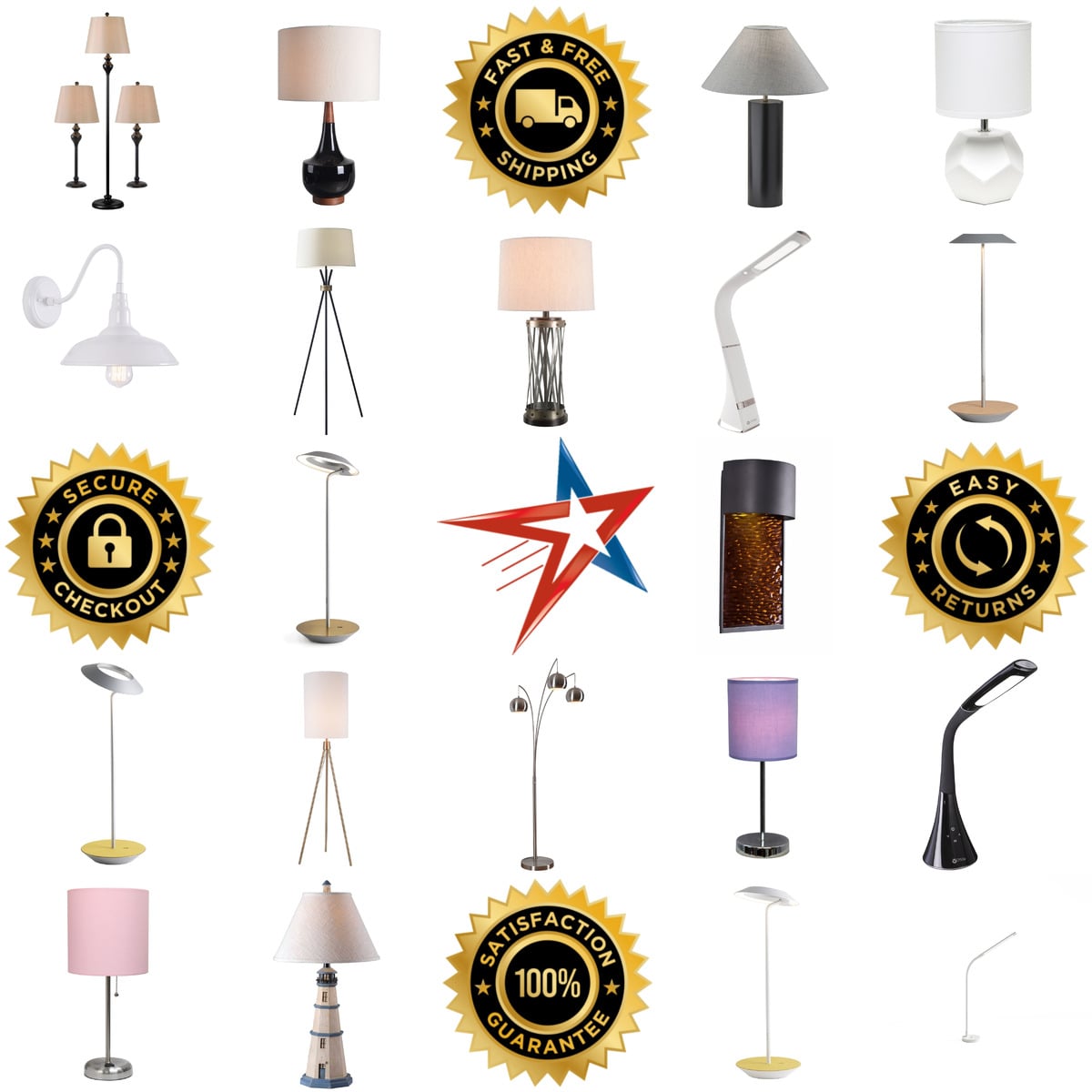 Millions of Products A selection of Lamps products on GoVets