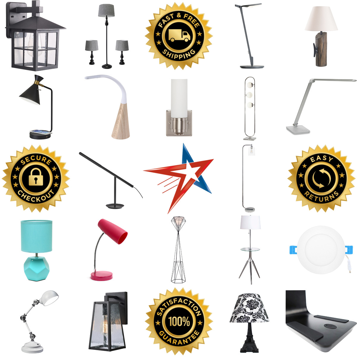 A selection of Lamps and Lighting products on GoVets