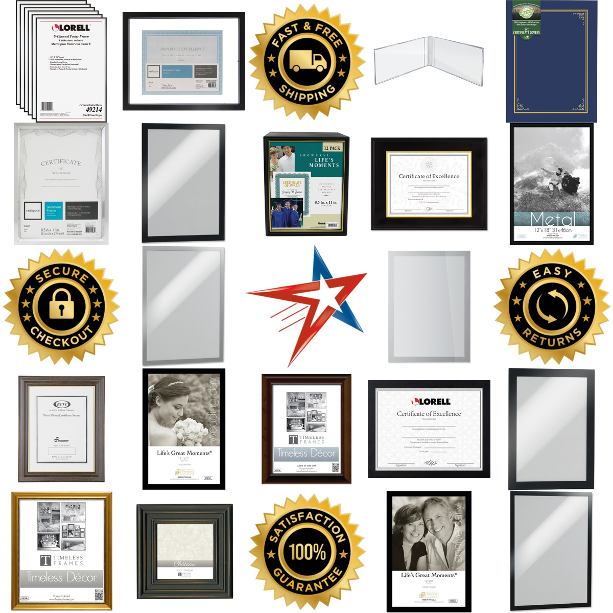 A selection of Frames products on GoVets