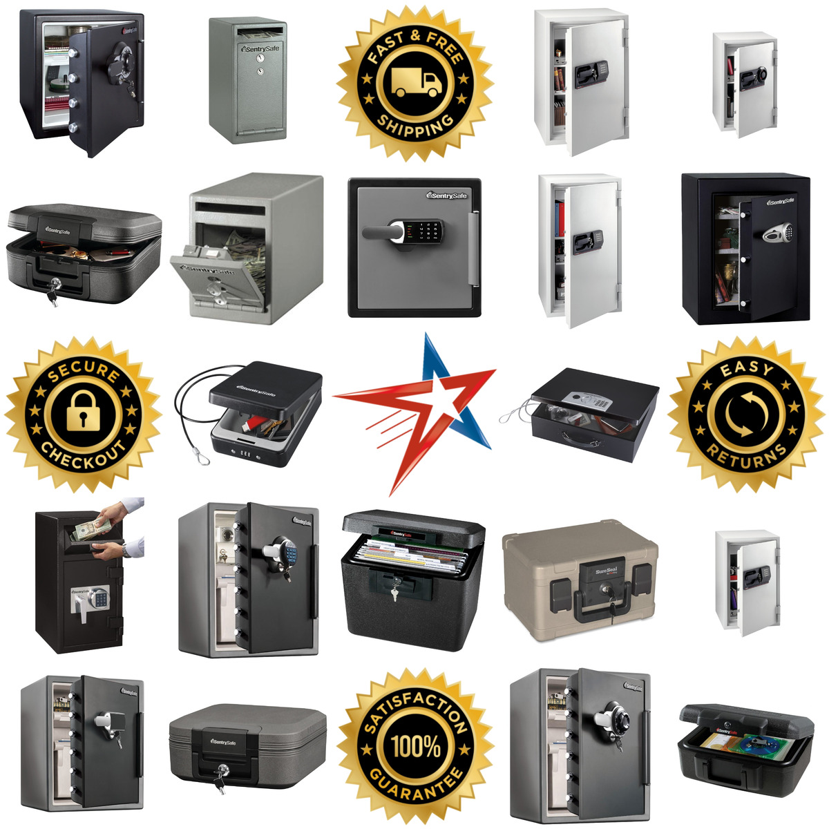 Millions of Products A selection of Safes products on GoVets