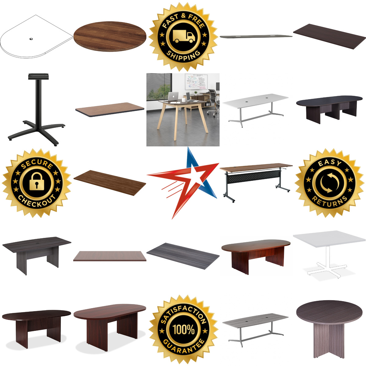 A selection of Conference Tables products on GoVets