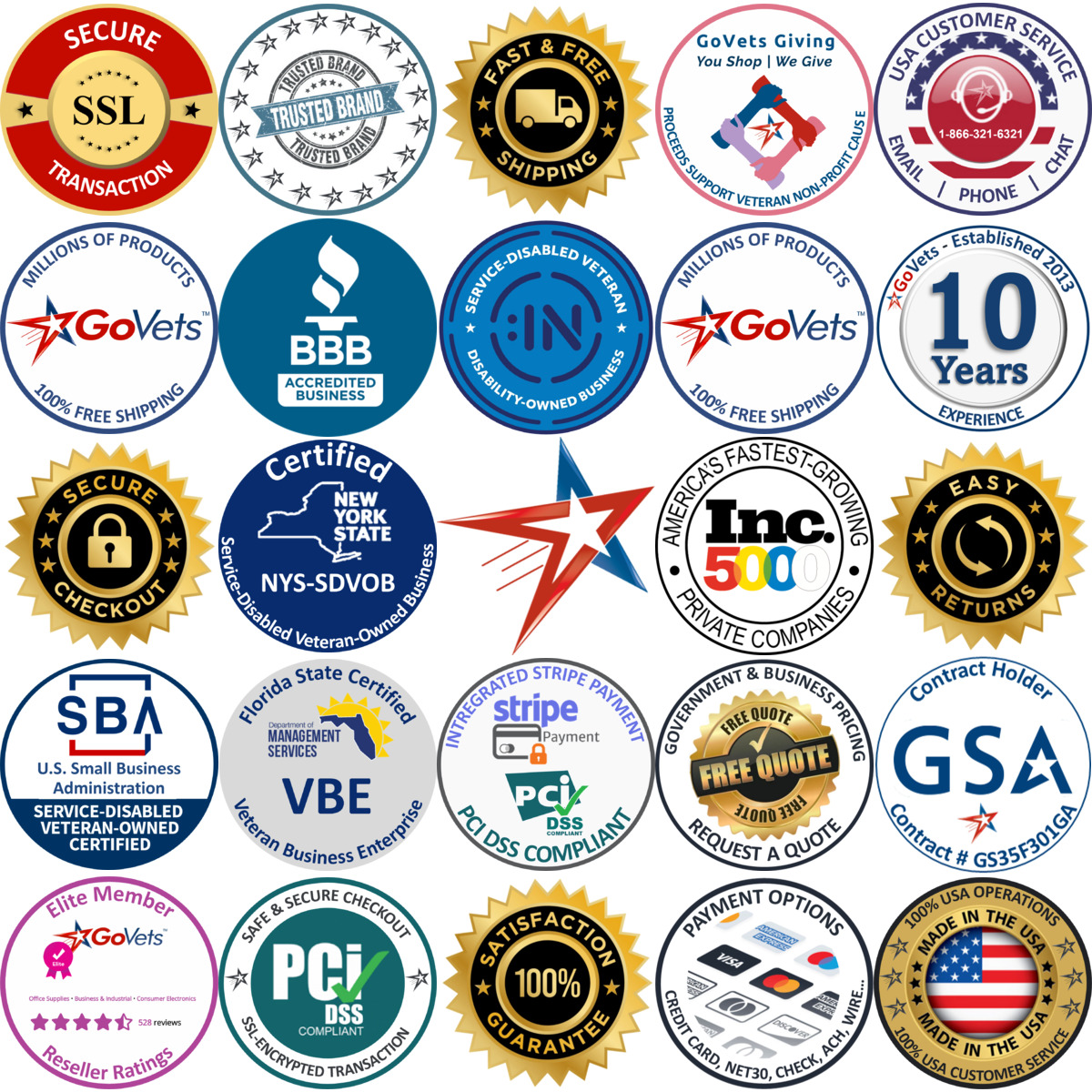 Millions of Products A selection of Computer Workstations products on GoVets