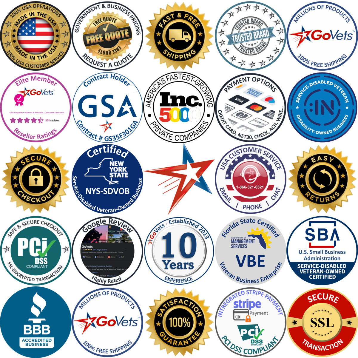 A selection of Grills products on GoVets