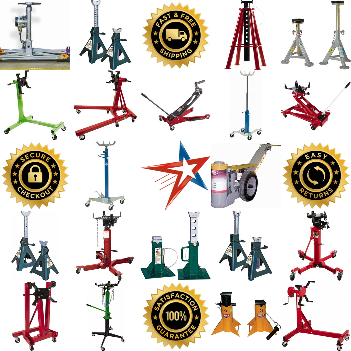 A selection of Transmission and Engine Jack Stands products on GoVets