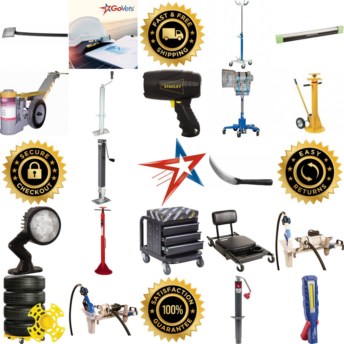 A selection of Garage Equipment and Lifting products on GoVets