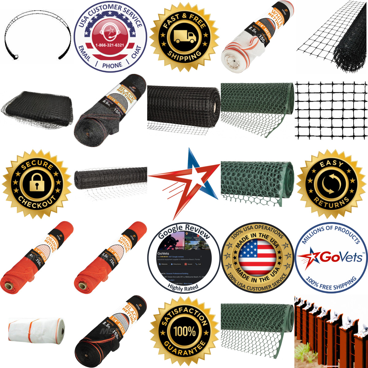 A selection of Fence Hardware products on GoVets