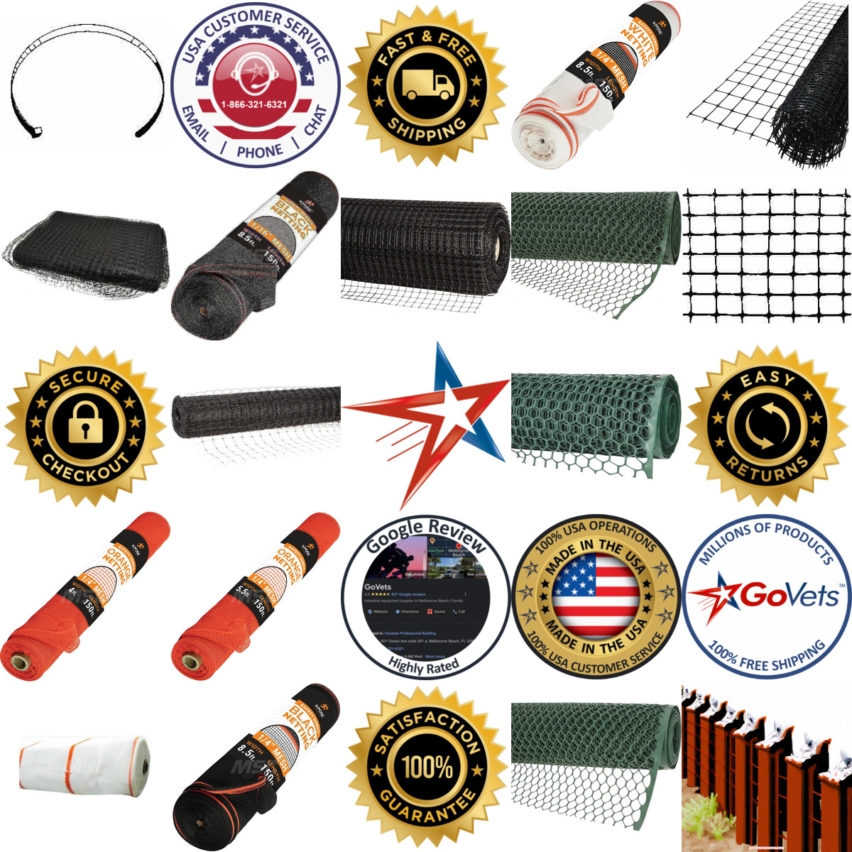 Millions of Products A selection of Fence Hardware products on GoVets