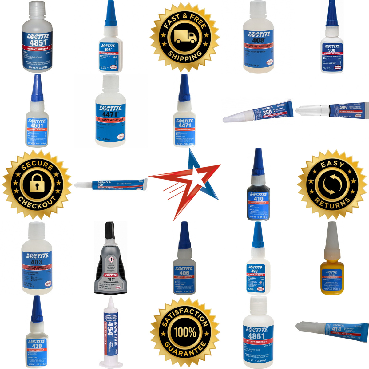 A selection of Loctite products on GoVets