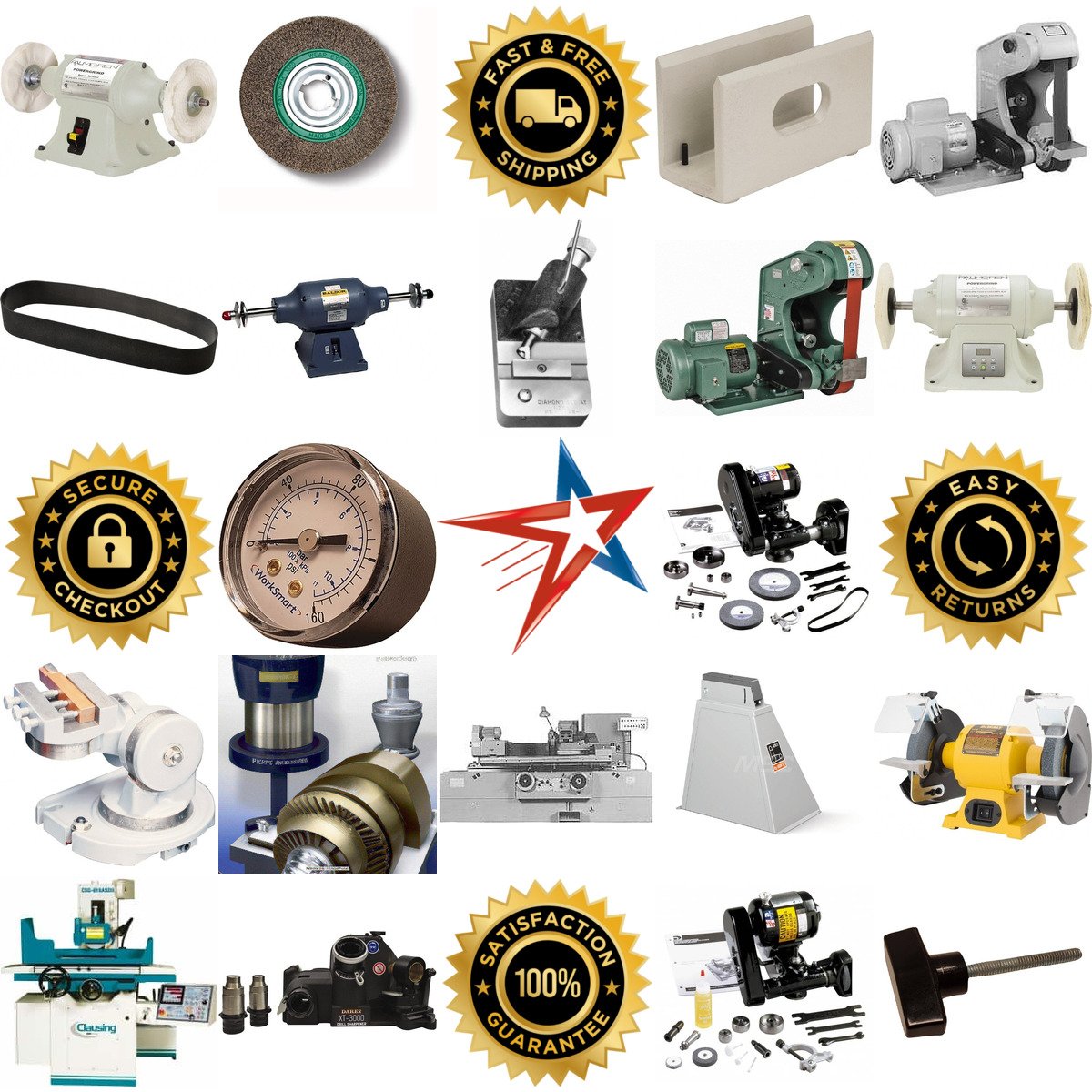 A selection of Grinding Buffing and Sharpening Machines products on GoVets