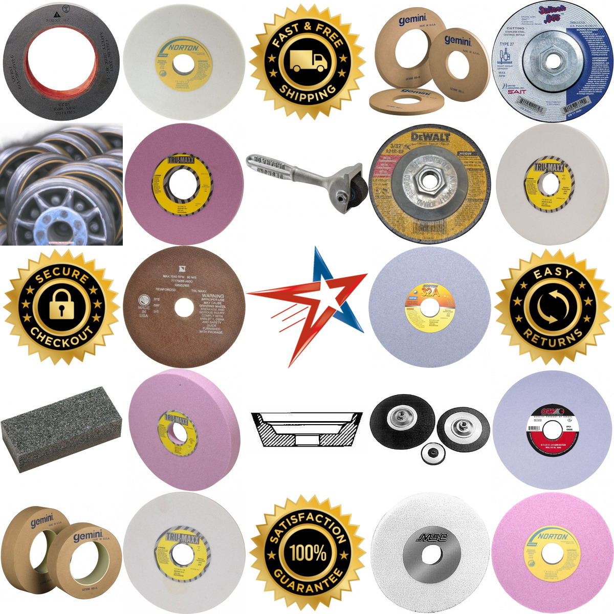 A selection of Grinding and Cutoff products on GoVets
