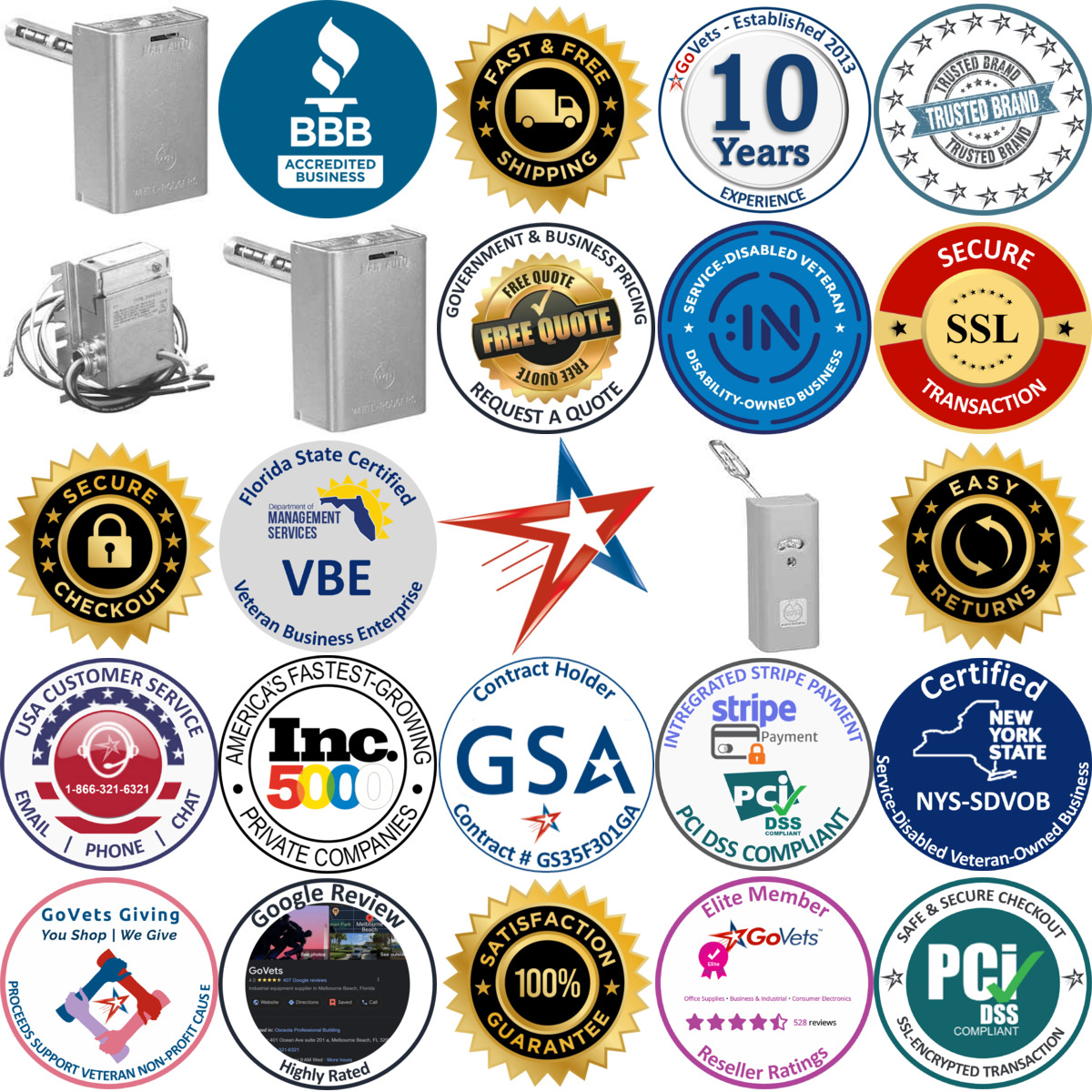 Millions of Products A selection of White Rodgers products on GoVets