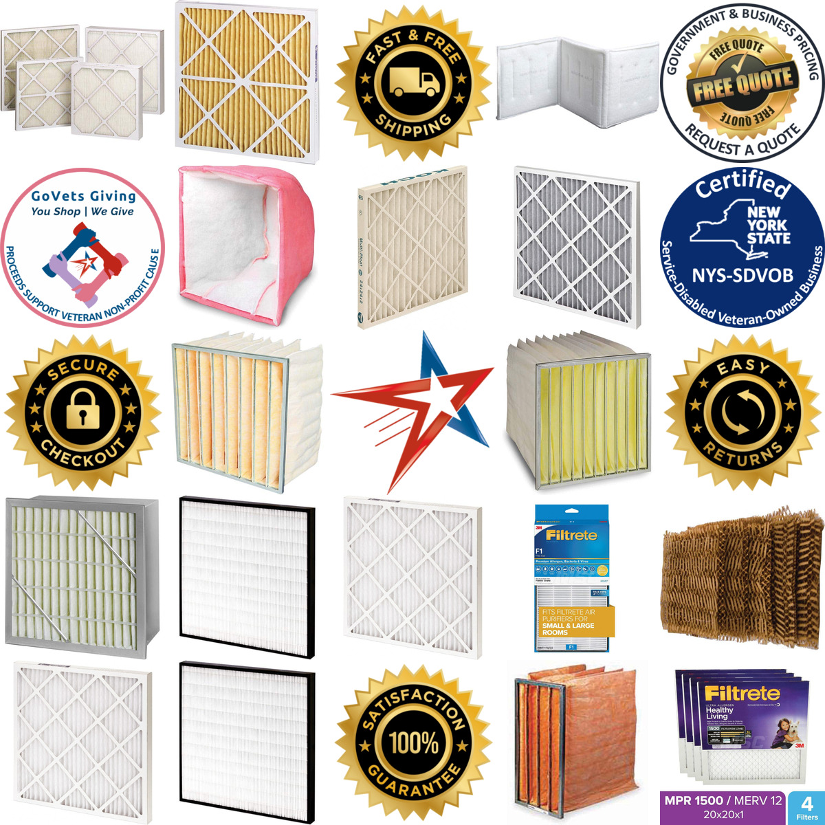 A selection of Air Filters products on GoVets