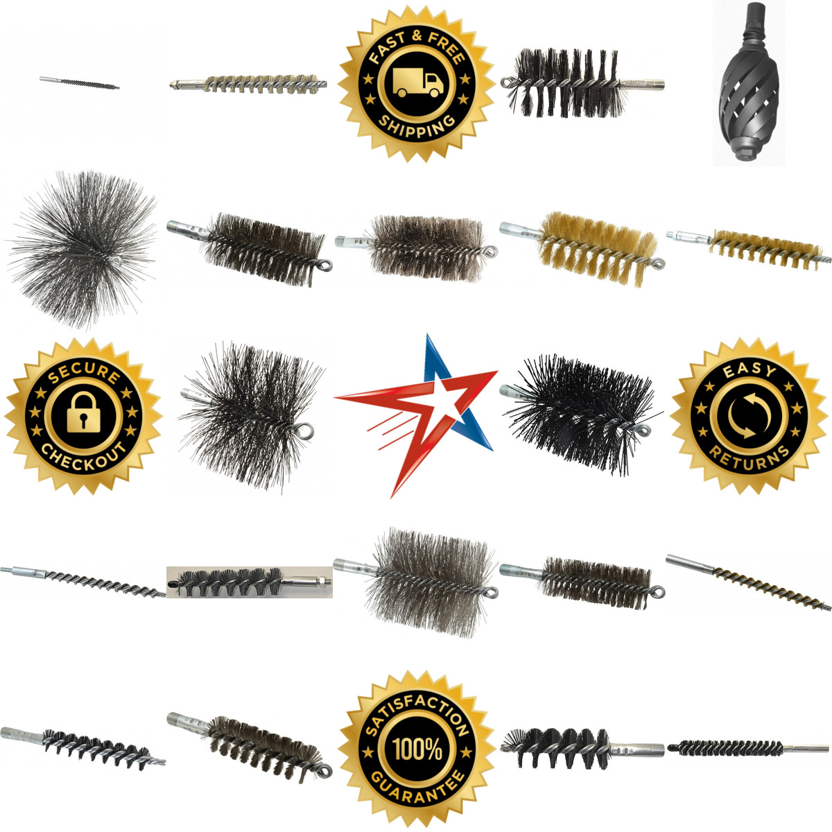 A selection of Internal Tube Brushes and Scrapers products on GoVets