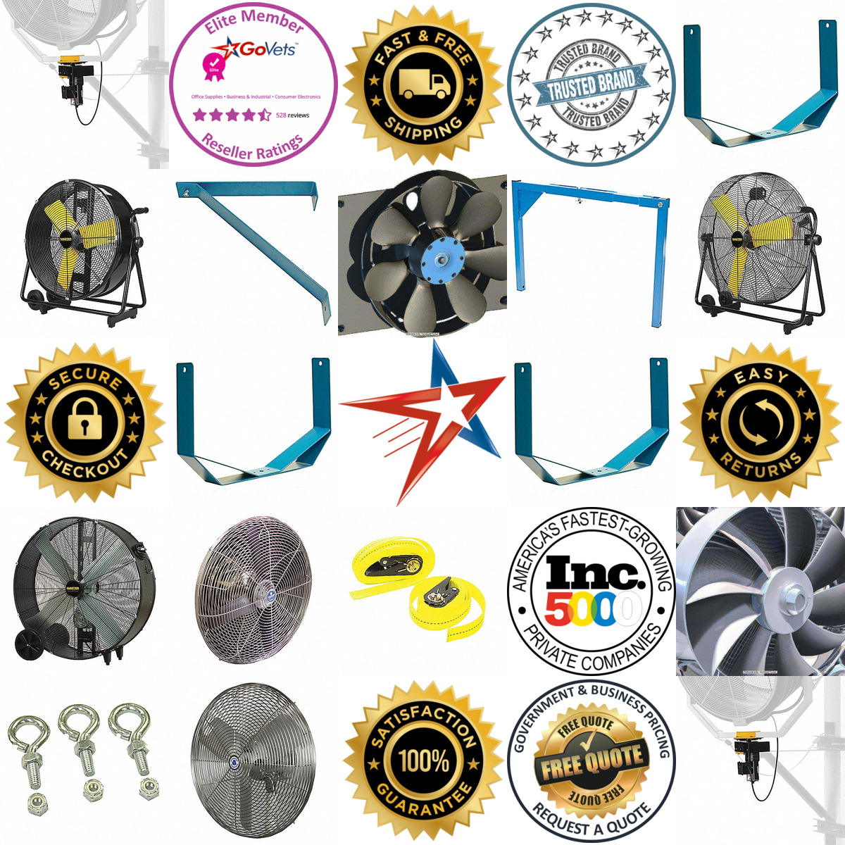 A selection of Industrial Fan Accessories products on GoVets