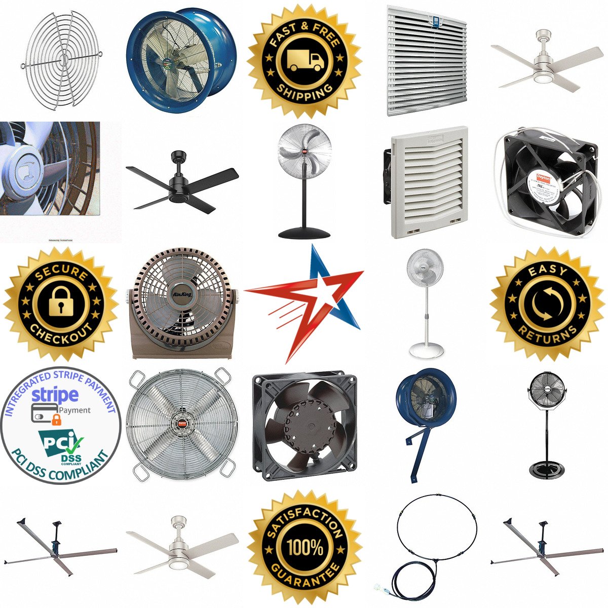 A selection of Cooling Fans and Air Circulators products on GoVets
