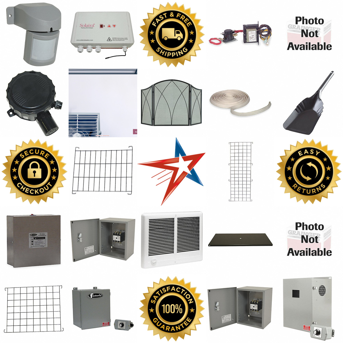 A selection of Electric Wall and Ceiling Heater Accessories products on GoVets