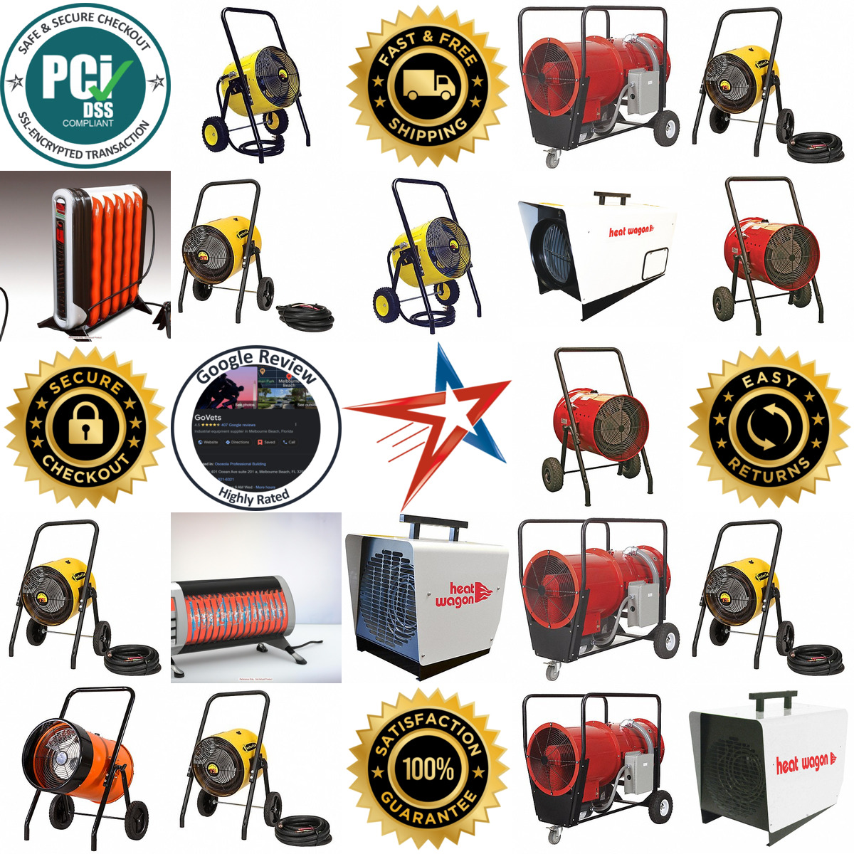 A selection of Portable Electric Salamander Heaters products on GoVets