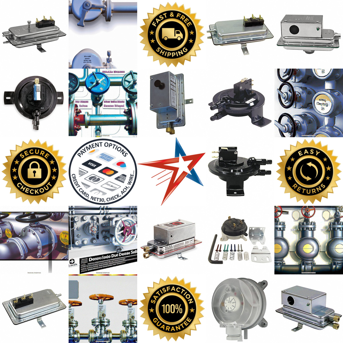 A selection of Duct Pressure Switches products on GoVets
