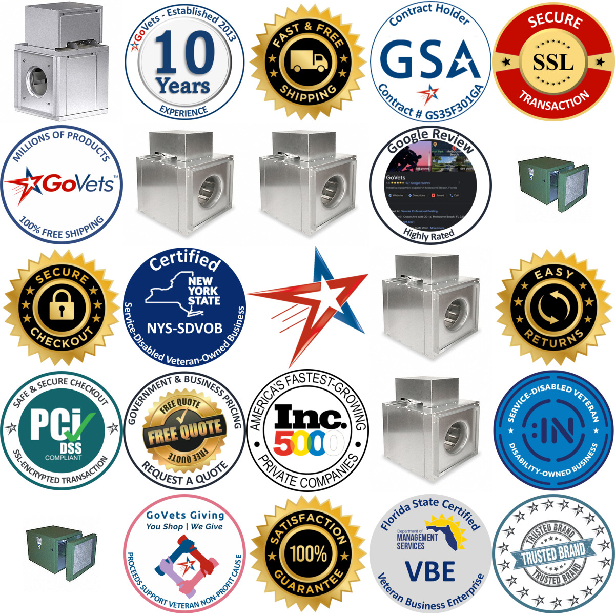 A selection of in Line Centrifugal Blowers Without Motor products on GoVets